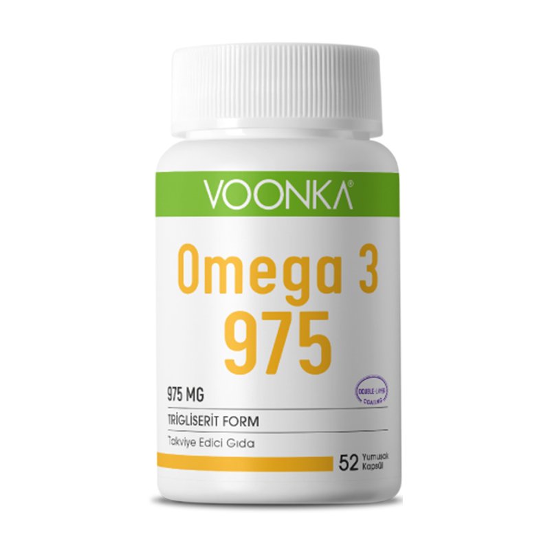 Voonka - Omega-3 975 mg 52 Kapsül 8682241302239 | Fiyatı Özellikleri ve Faydaları